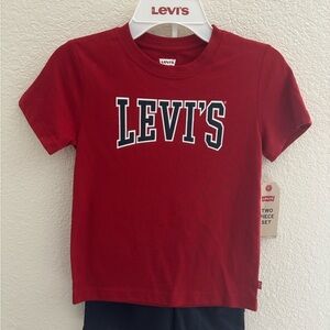 NWT Levi's 2PC Shirt & Shorts Boys Set